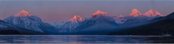 Snowy Montain Sunset Wall Art Canvas Print - Image 7