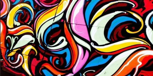 Abstract Colorful Skull Canvas Print Picture - Image 8
