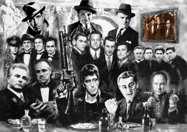 Godfather Gangsters Classic Movie Wall Art Canvas Print - Image 6
