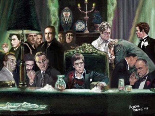 Godfather Gangsters Classic Movie Wall Art Canvas Print - Image 7