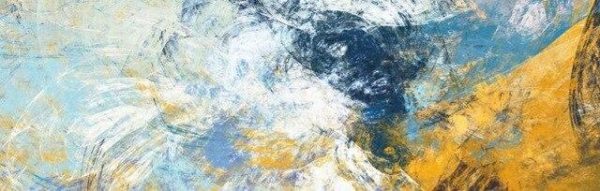 Abstract Colorful Brushstroke and Lines Wall Art Canvas Print - Image 6